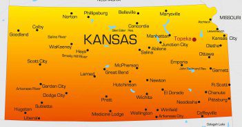 Color Map of Kansas