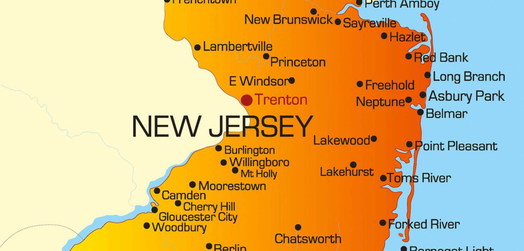 tourist map of new jersey