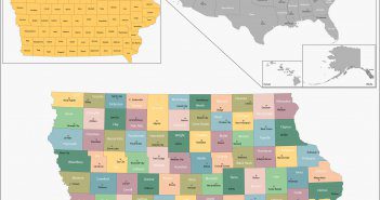 map of iowa usa