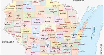 Wisconsin Administrative Map
