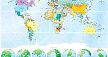 World Maps in Different Languages