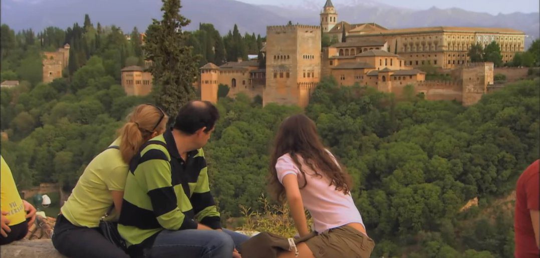 Alhambra Palace from St Nicolas Terrace