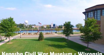 Kenosha Travel Guide, Kenosha Protests and 4K Aerial View Kenosha Civil War Museium - Wisconsin