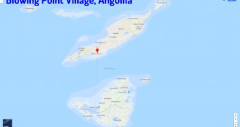 Blowing Point Village map Anguilla