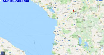 Kukes map Albania