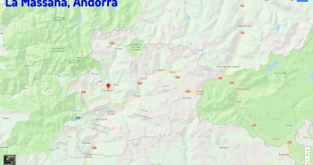 La Massana map andorra