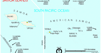 Pago Pago Map