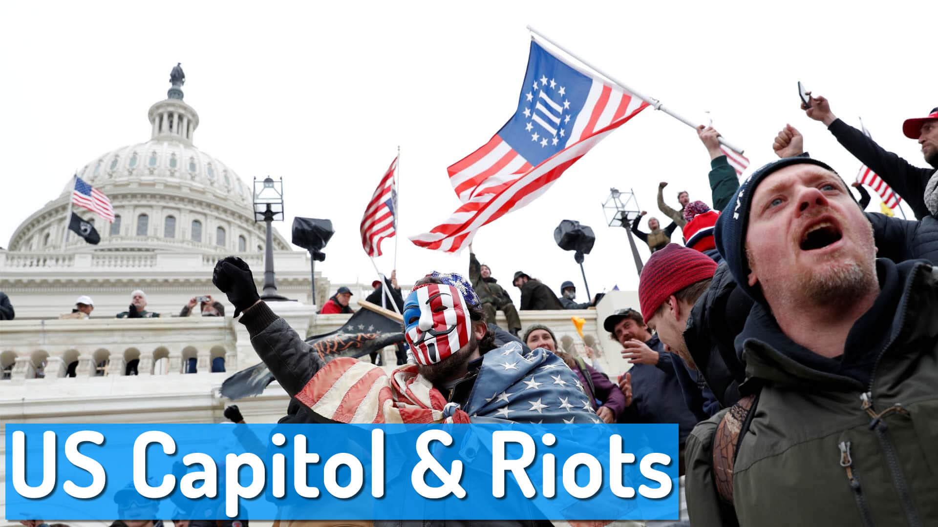 The US Capitol, History, Aerial View and US Capitol Riot