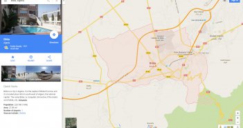 Blida Map blida map