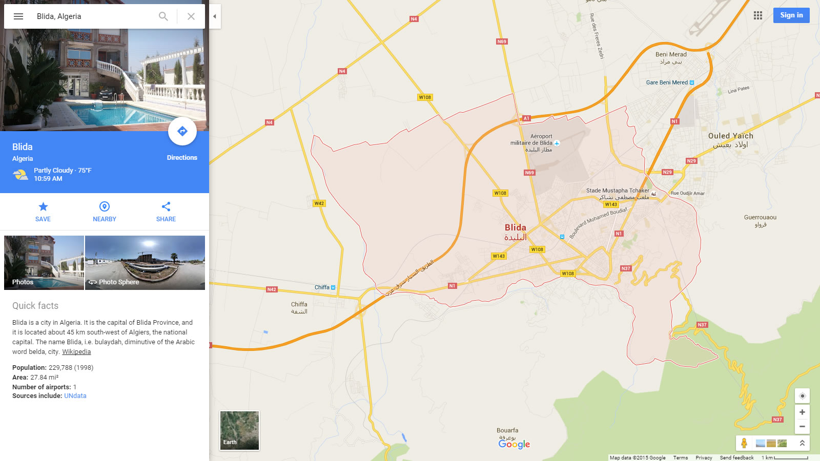 blida map