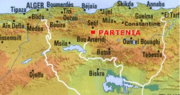 setif partenia algeria map