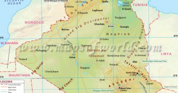 Constantine Map where is constantine in algeria