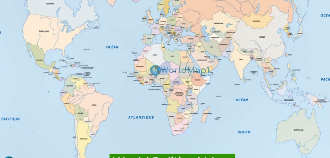World Political Map with Countries