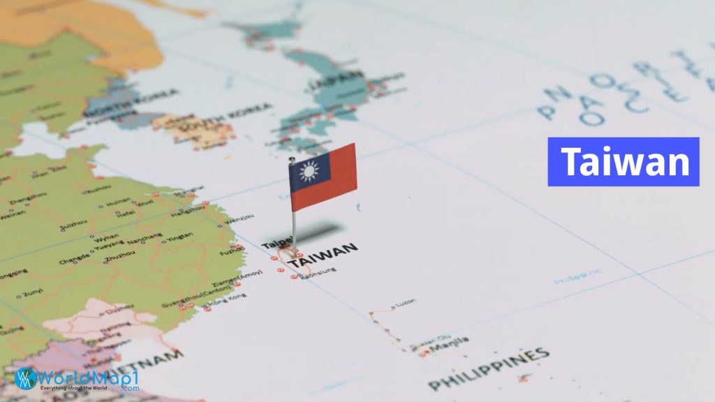 Free Taiwan Printable and Downloadable Maps Guide of the World