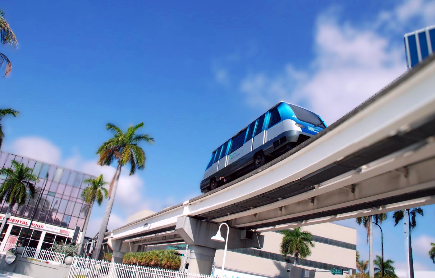 Metromover in Miami