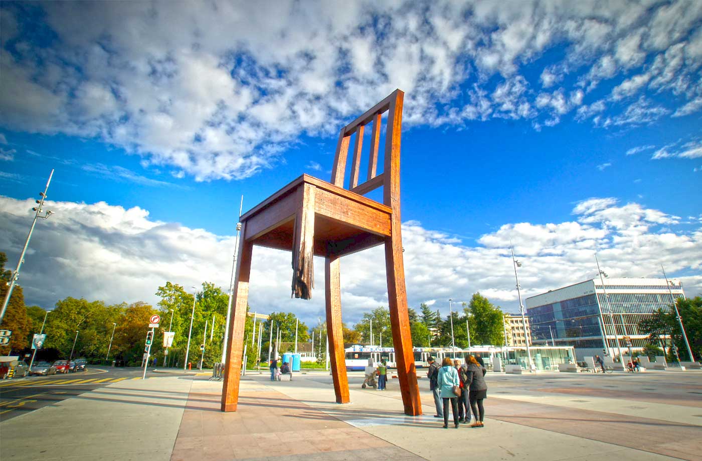 Broken Chair Sculpture