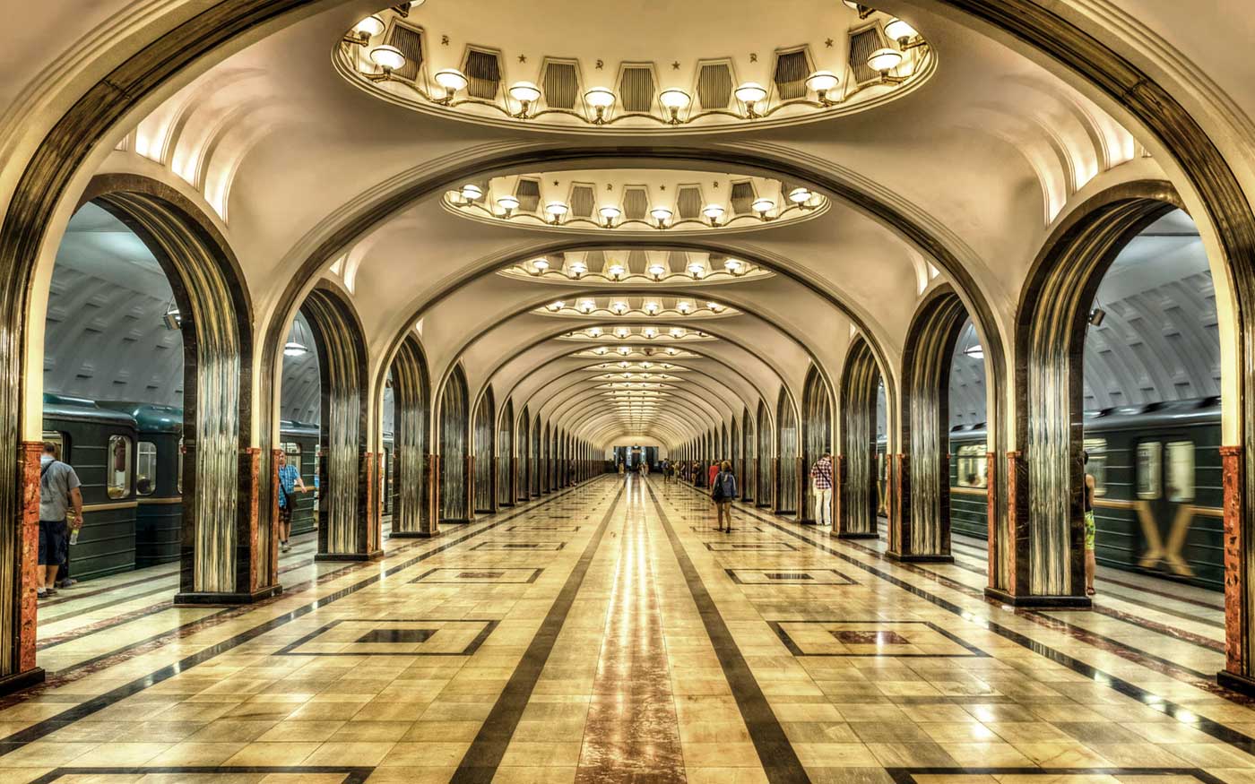 Moscow Metro Station Inside