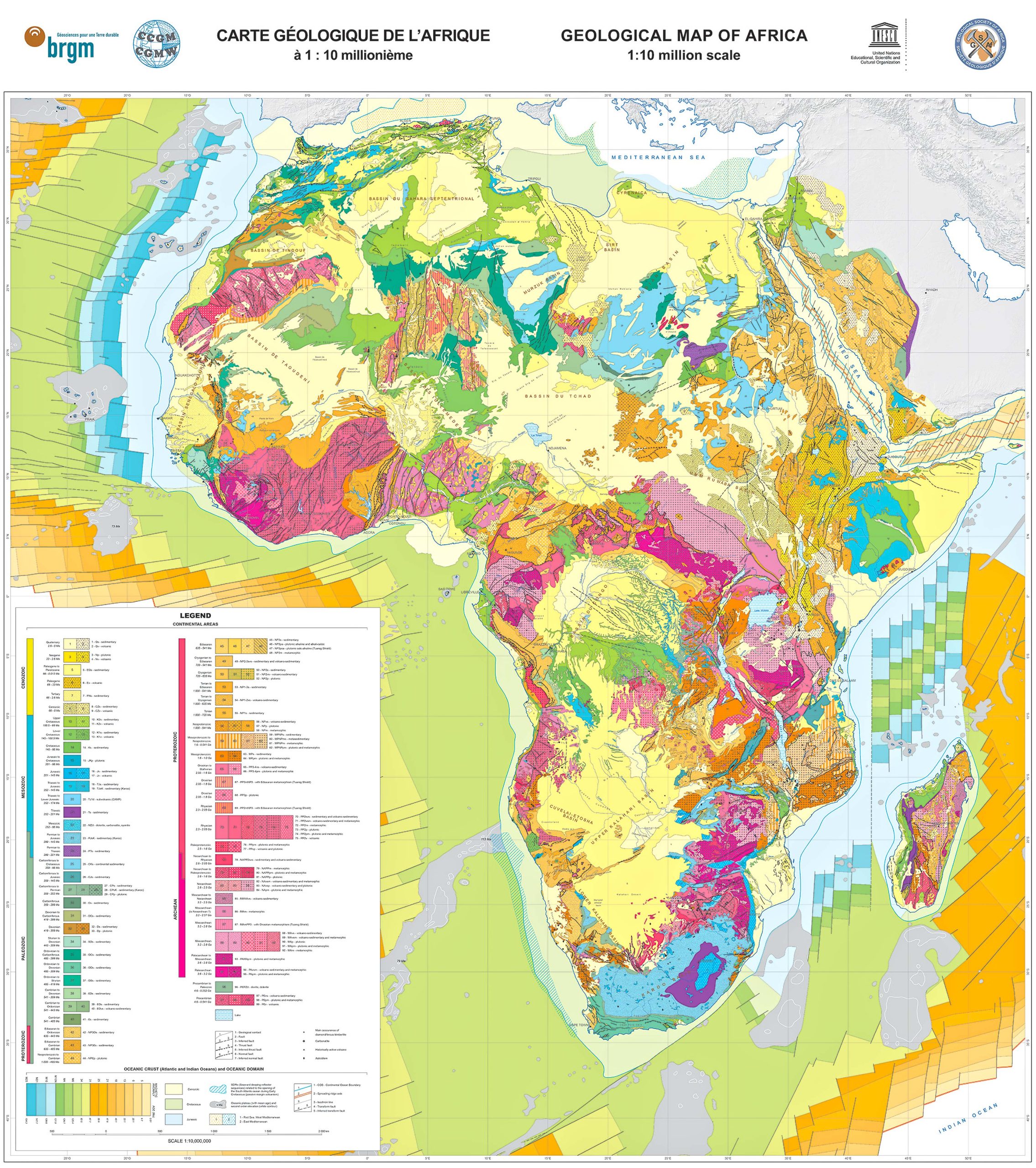 Africa Geological Map