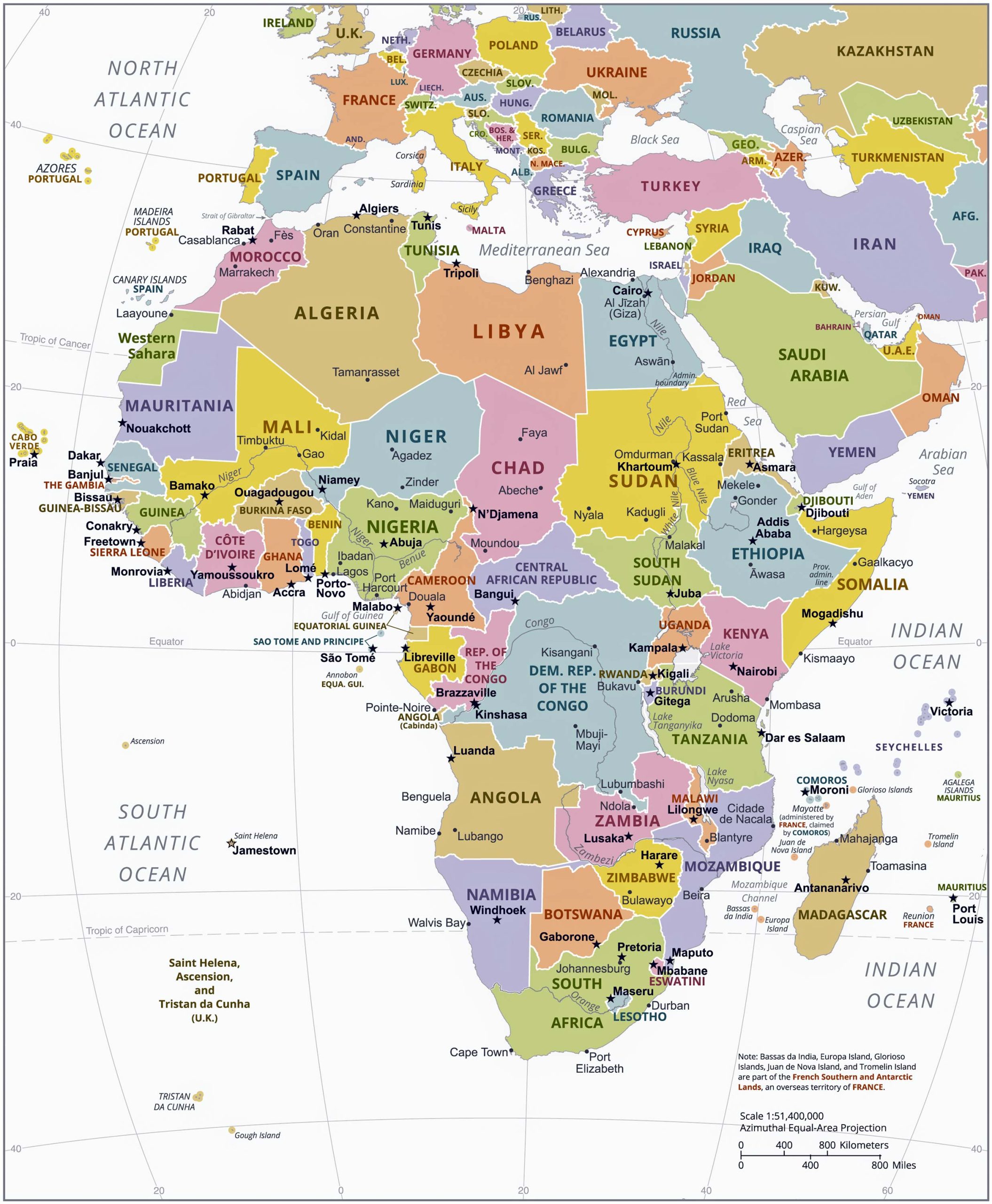 Africa Political Map