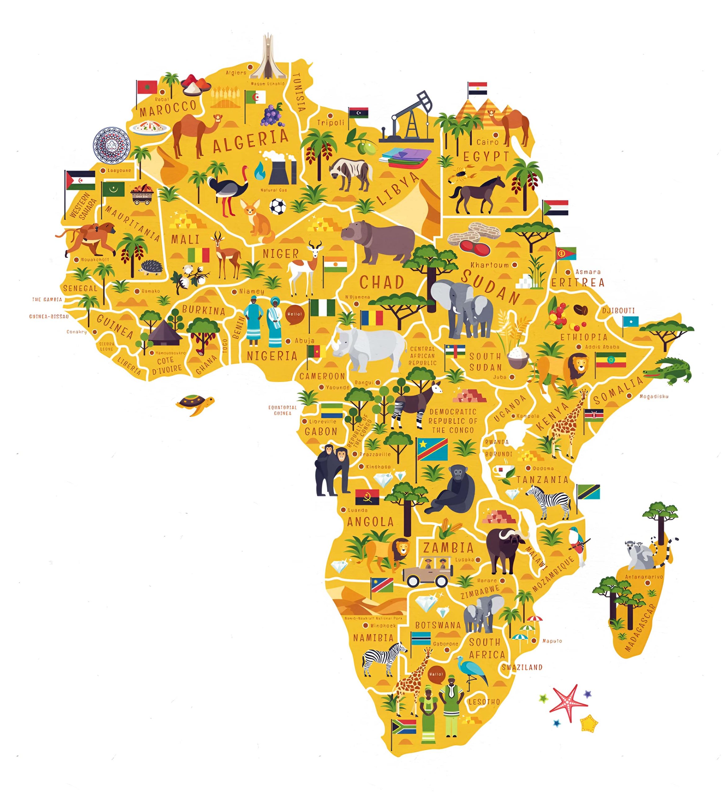 Africa Travel Map