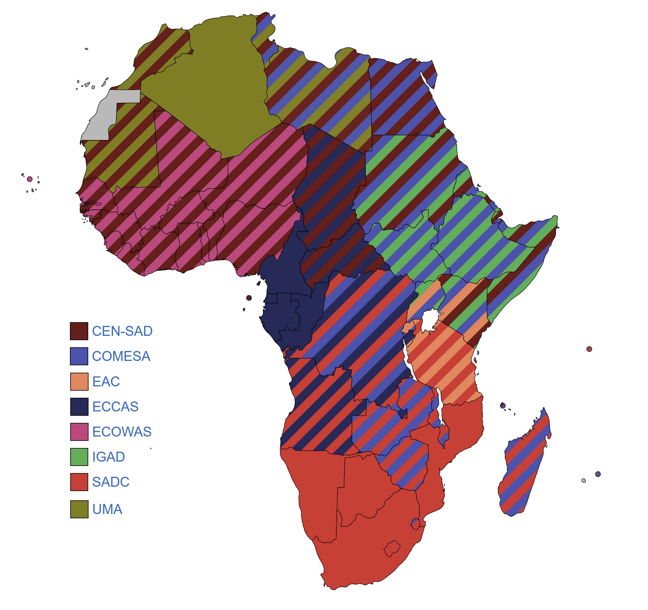 African-Economic-Community-Map