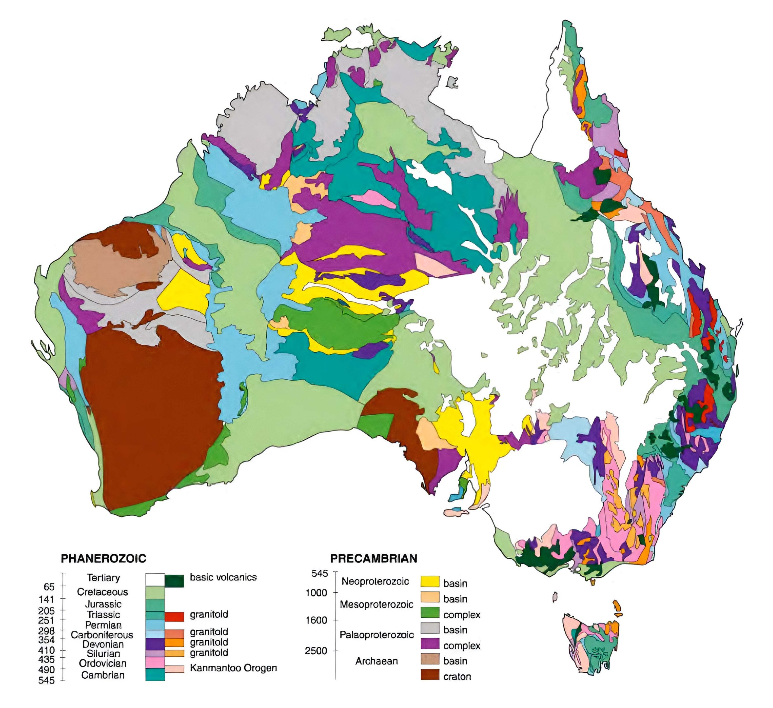 Australia Geological Map