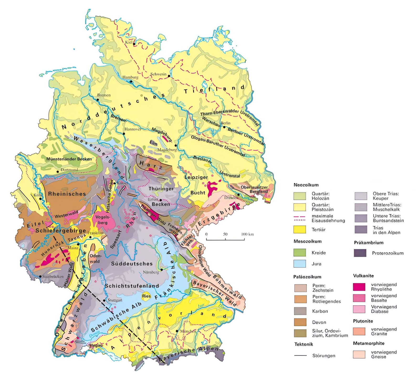 Germany Geological Map
