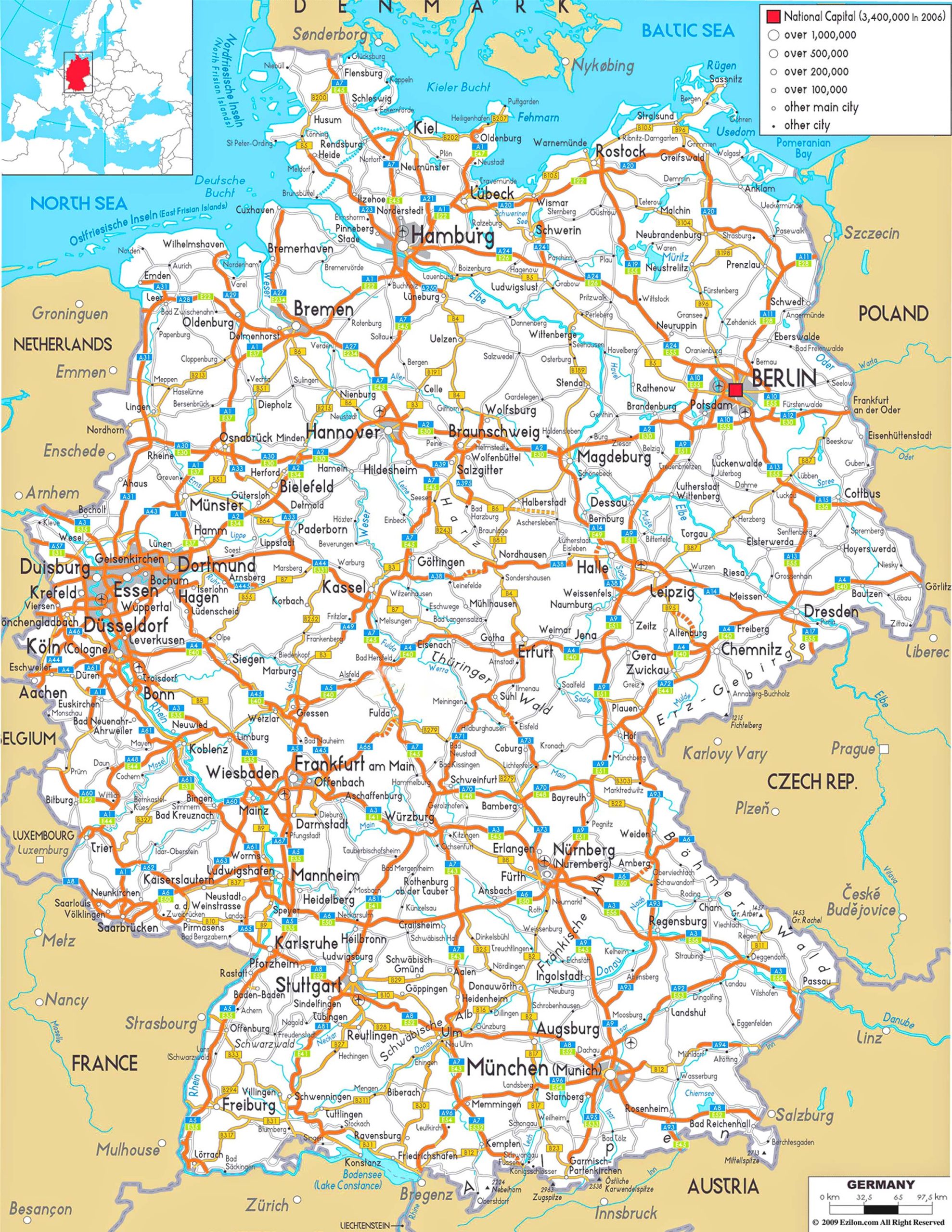 Germany Transit Map