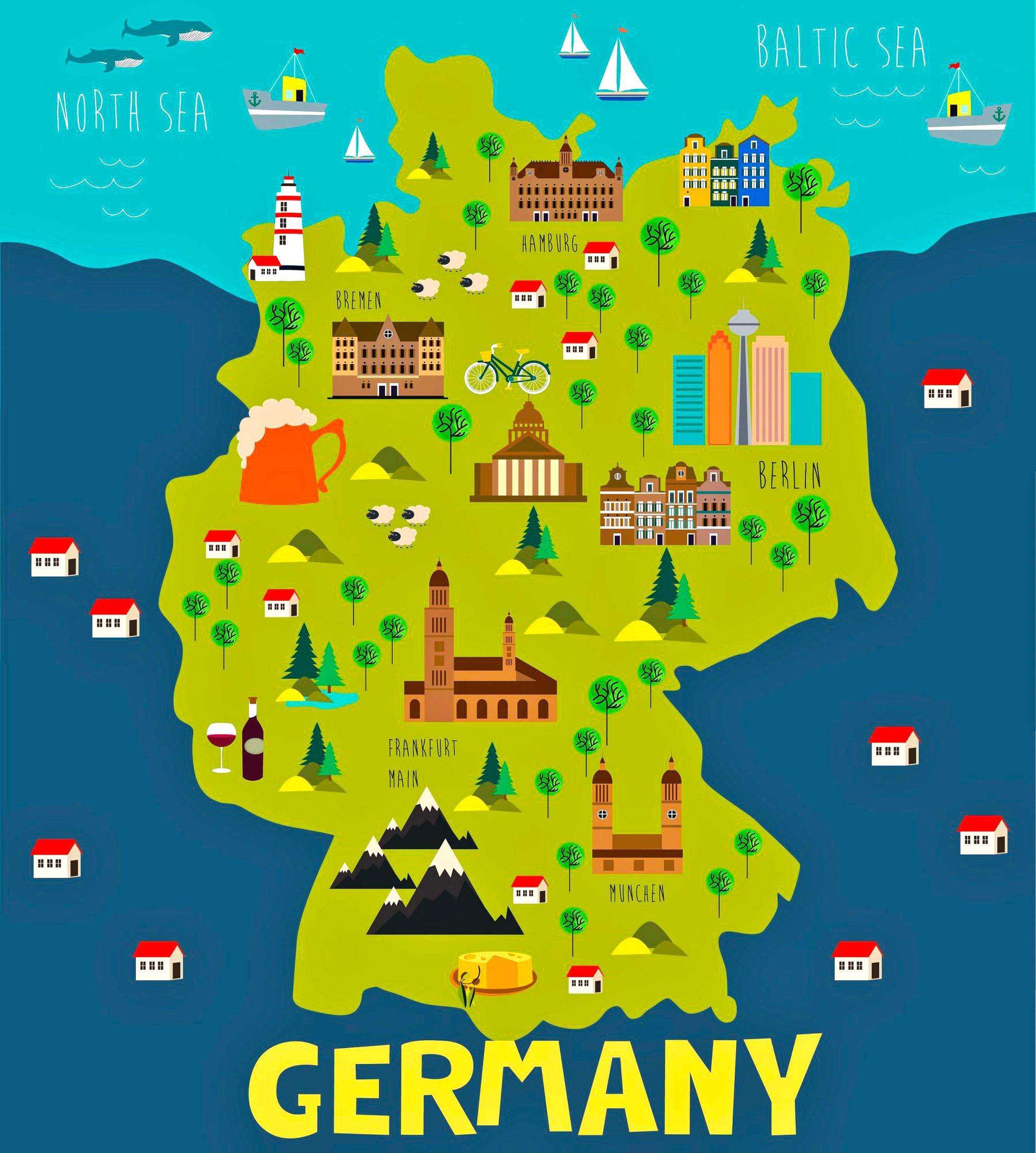 Germany Travel Map