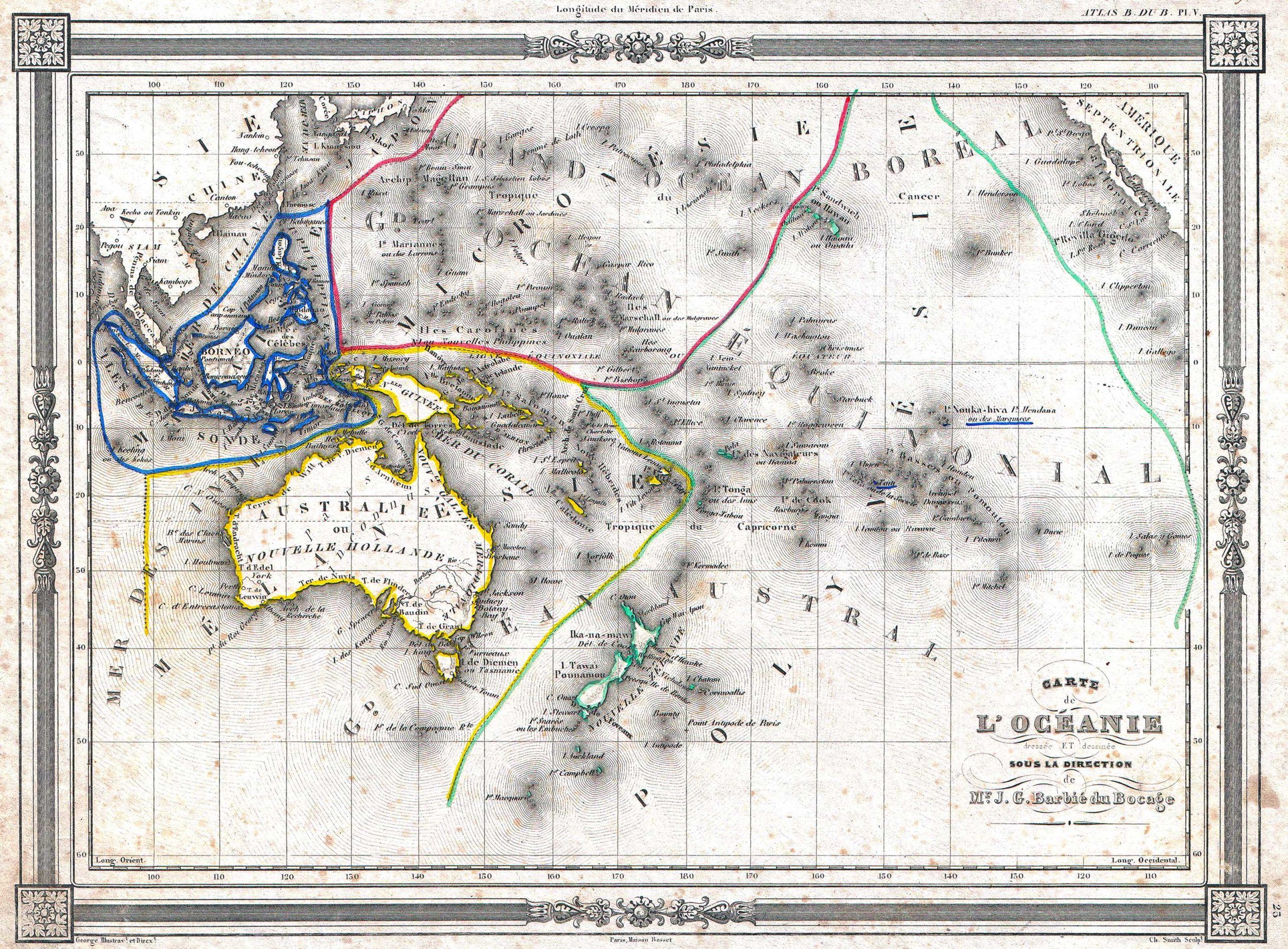 Oceania Historical Map