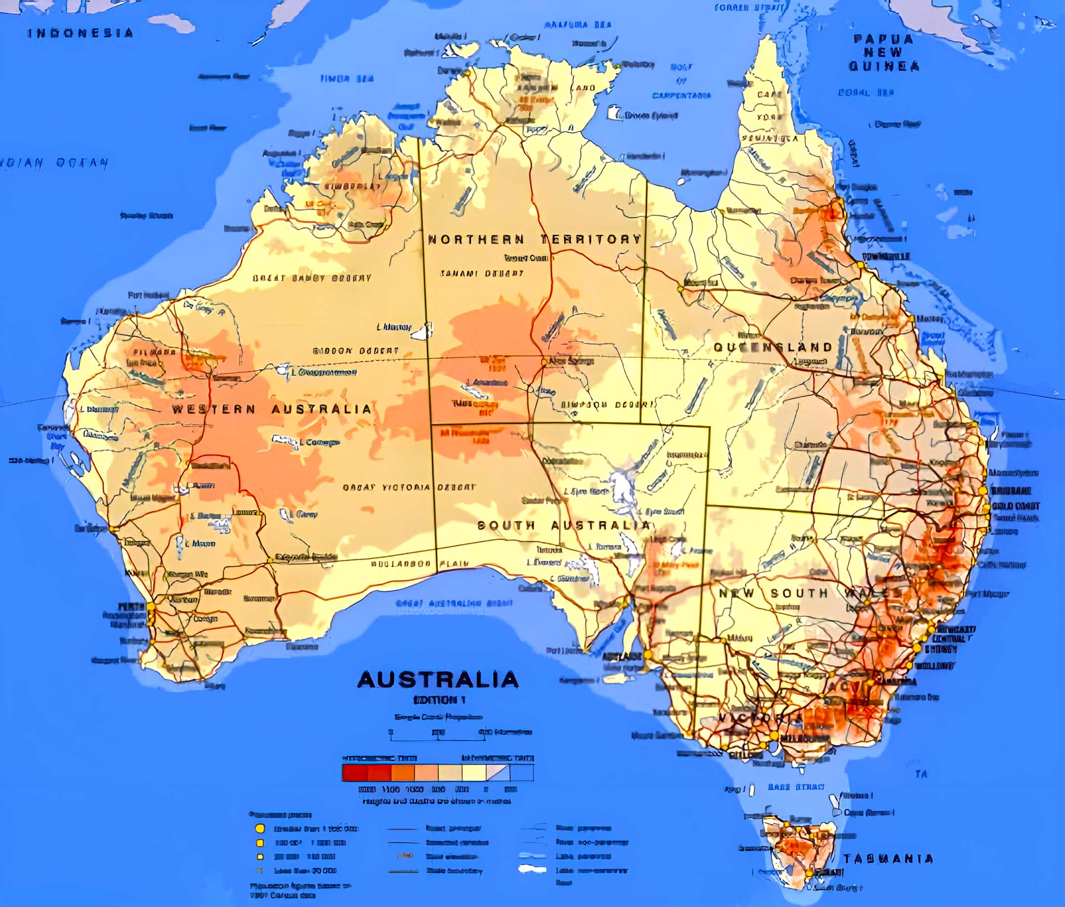 Australia Topographical Maps