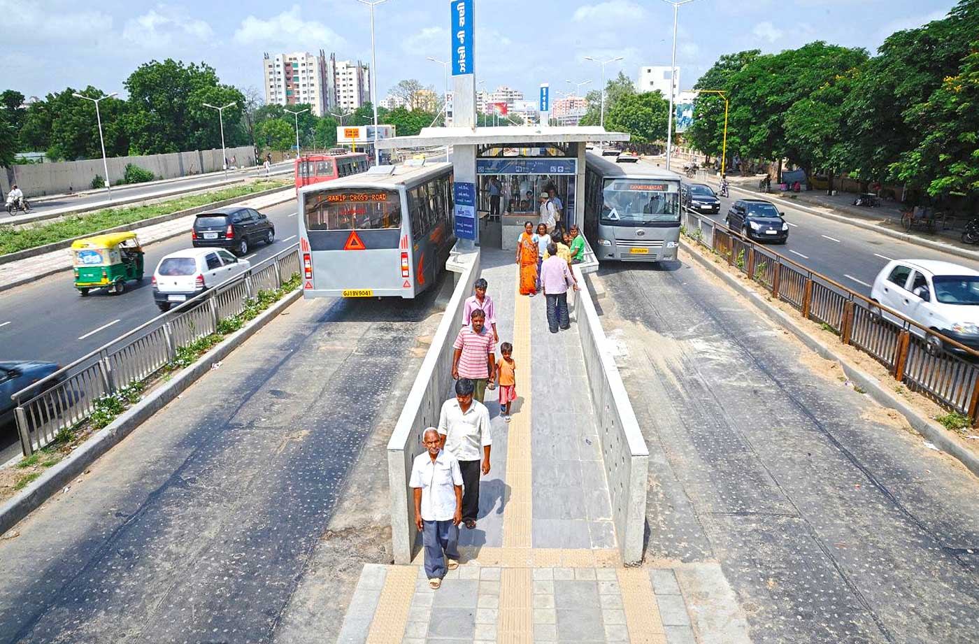 Ahmedabad BRTS Bus