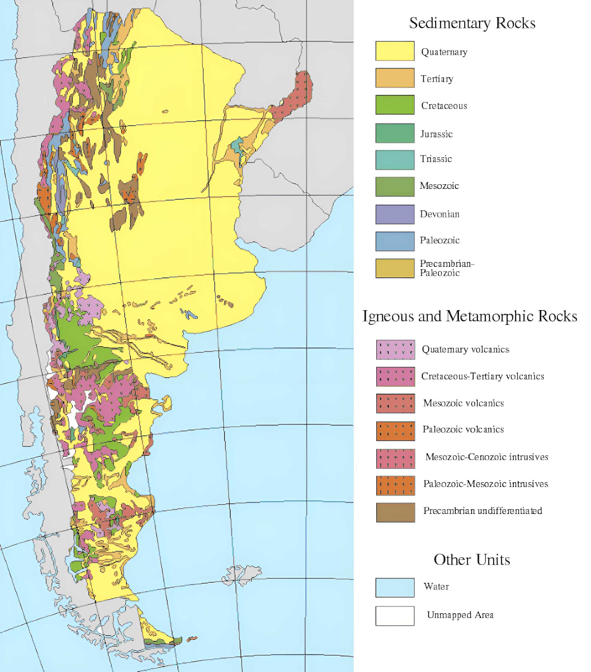 Argentina Geological Map