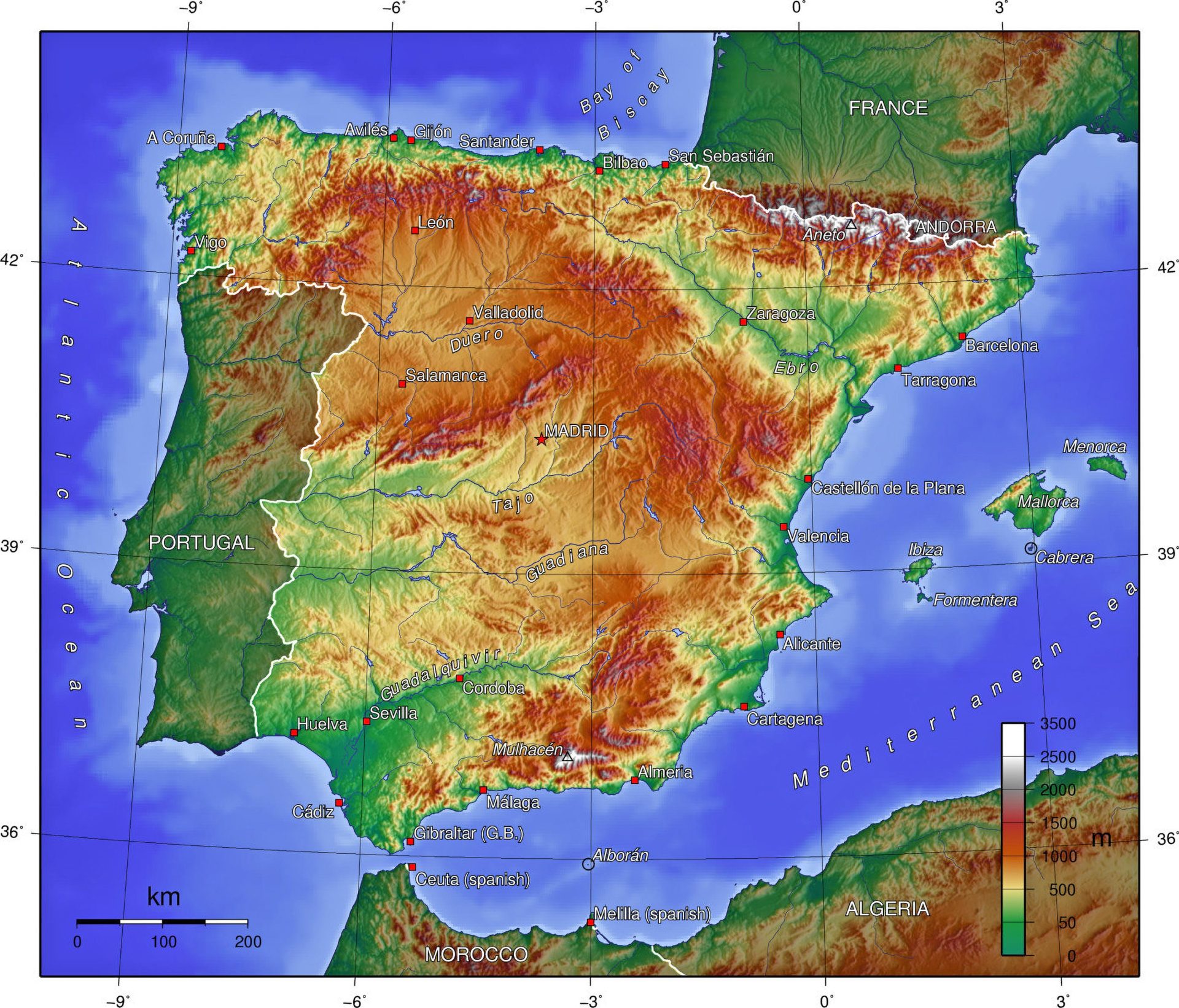 A Collection Of Spain Maps Your Ultimate Map Guide Guide Of The World Spain Geographical Map 1920x1642
