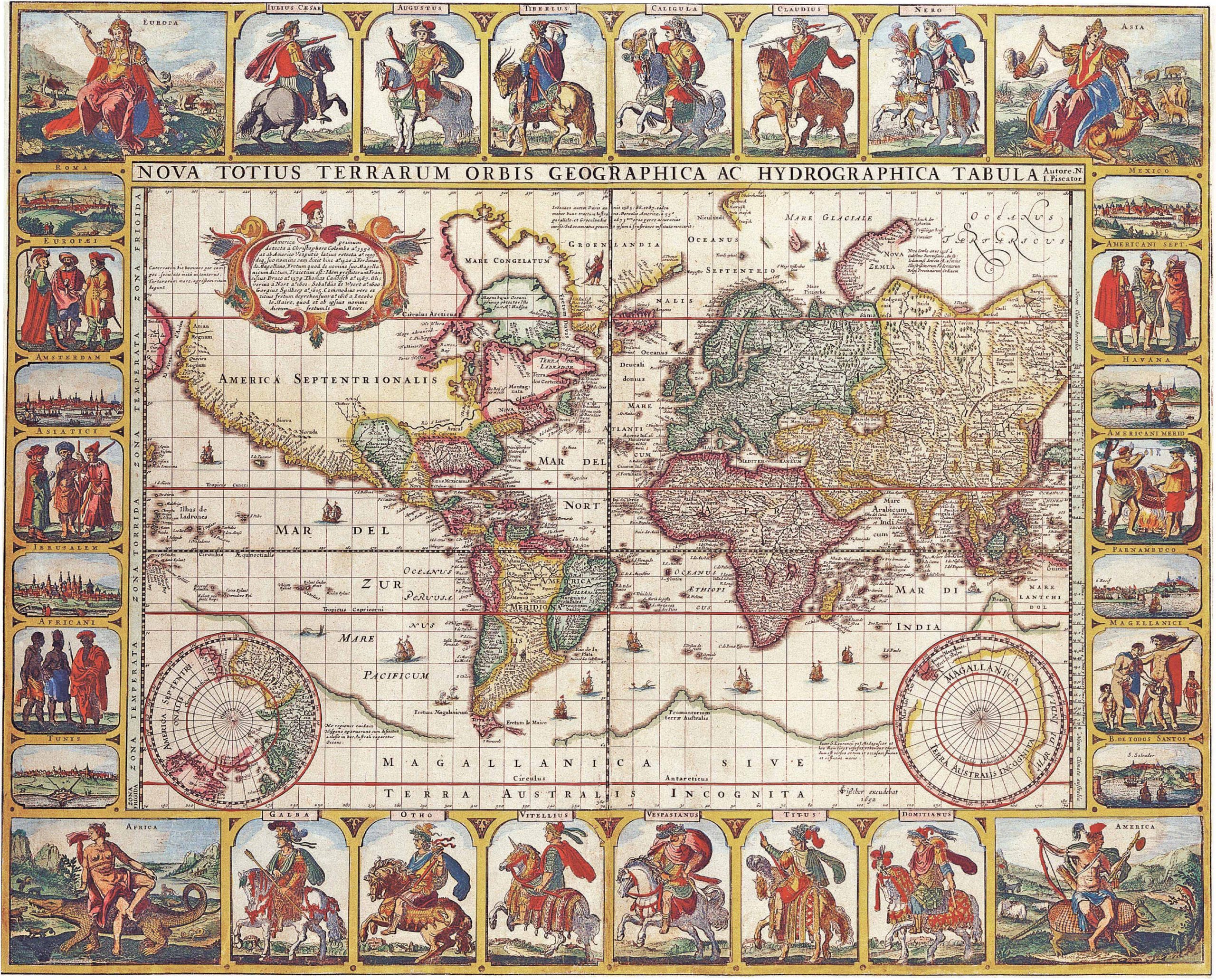 World Historical Map (1652)