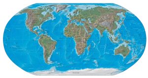 World Relief Map
