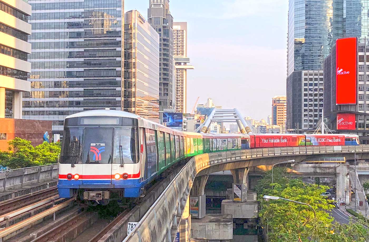 Bangkok City Public Transport - BTS Skytrain