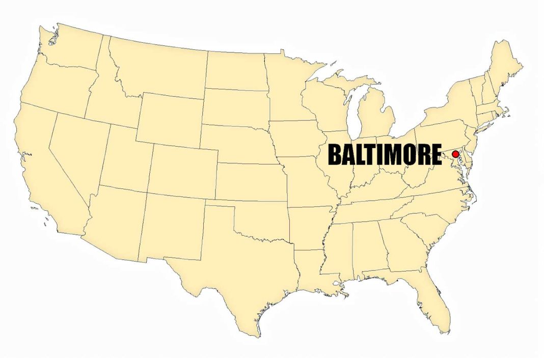 Discovering Baltimore The Charm - Location Of Baltimore On Maryland US Map 1068x703