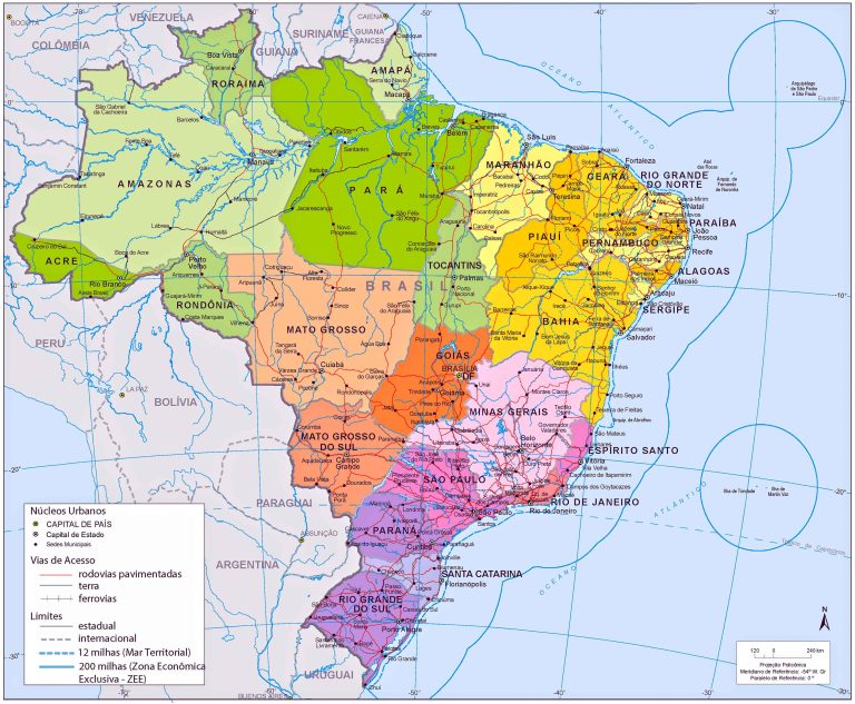 Brazil Political Map