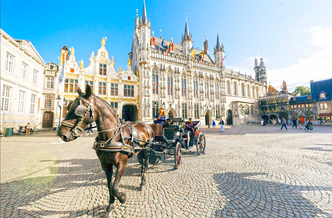 Bruges City Public Transport - Horse Carriages