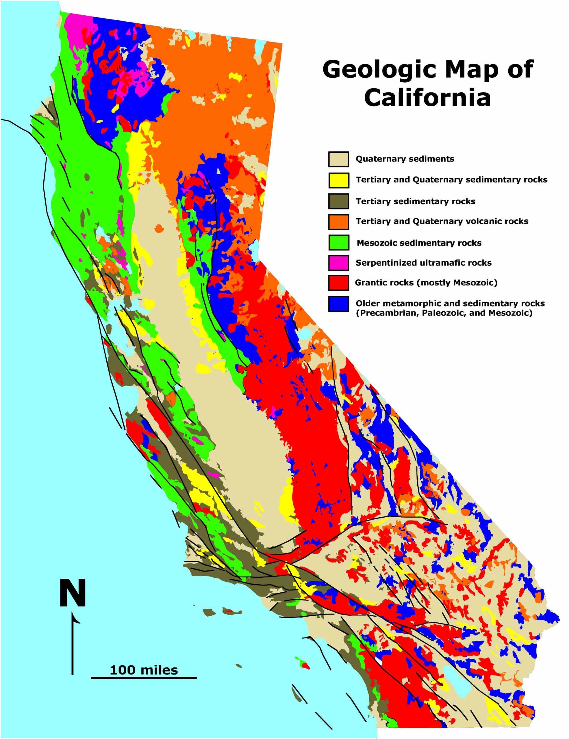 California Geological Map