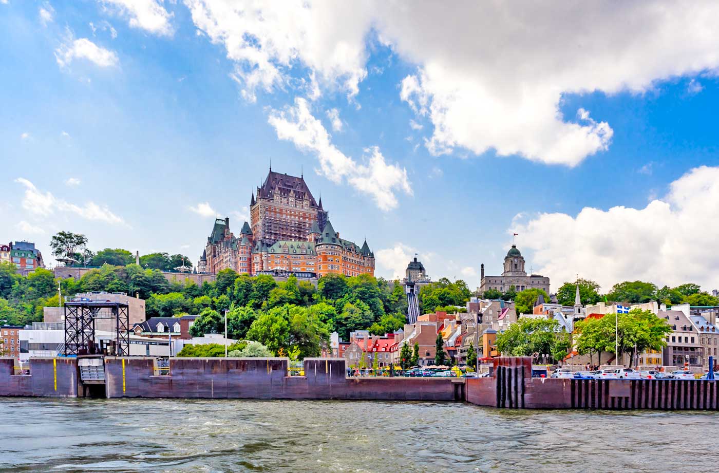 Quebec City View - Frontenac Castel and Royal Place