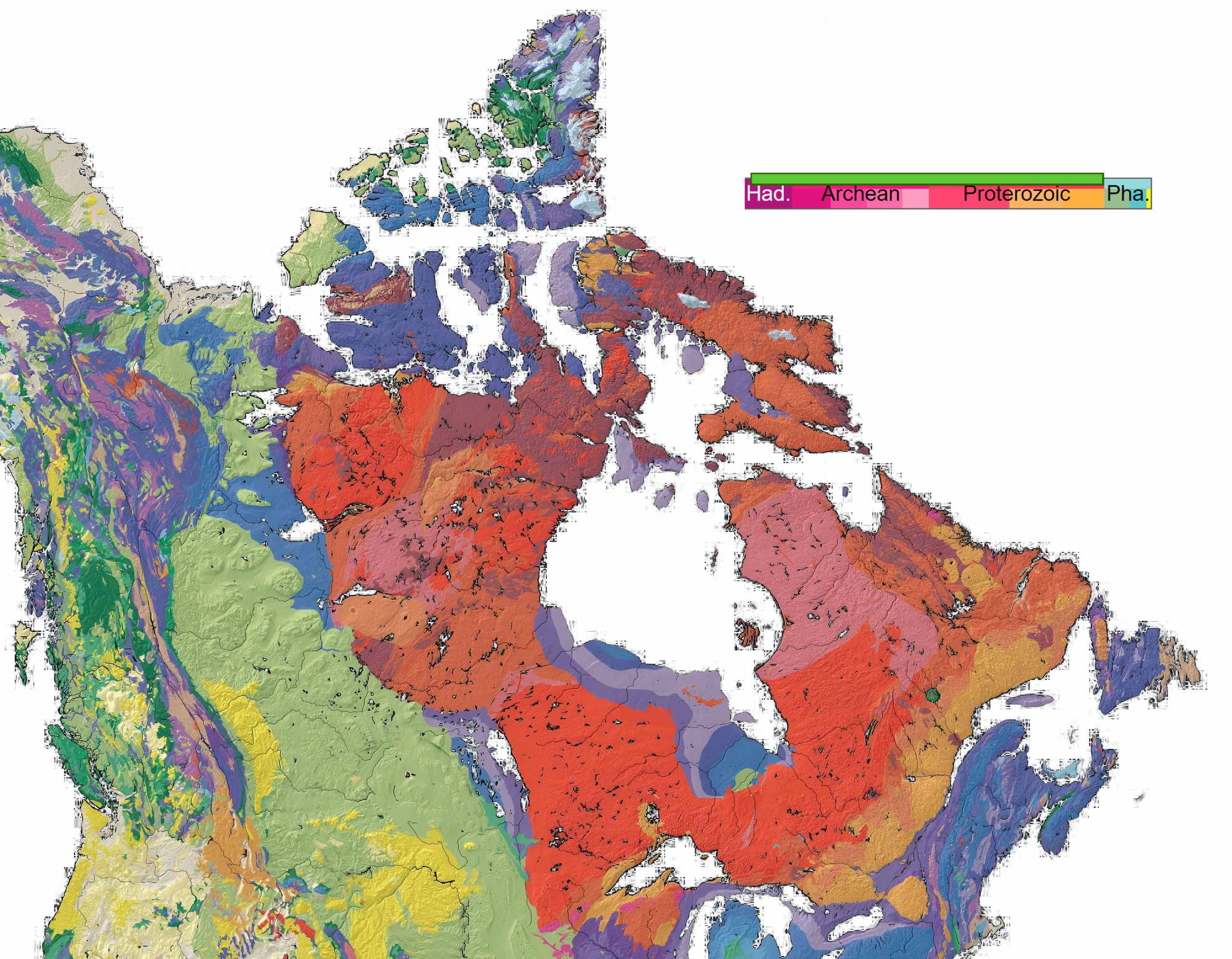 Canada Geological Map