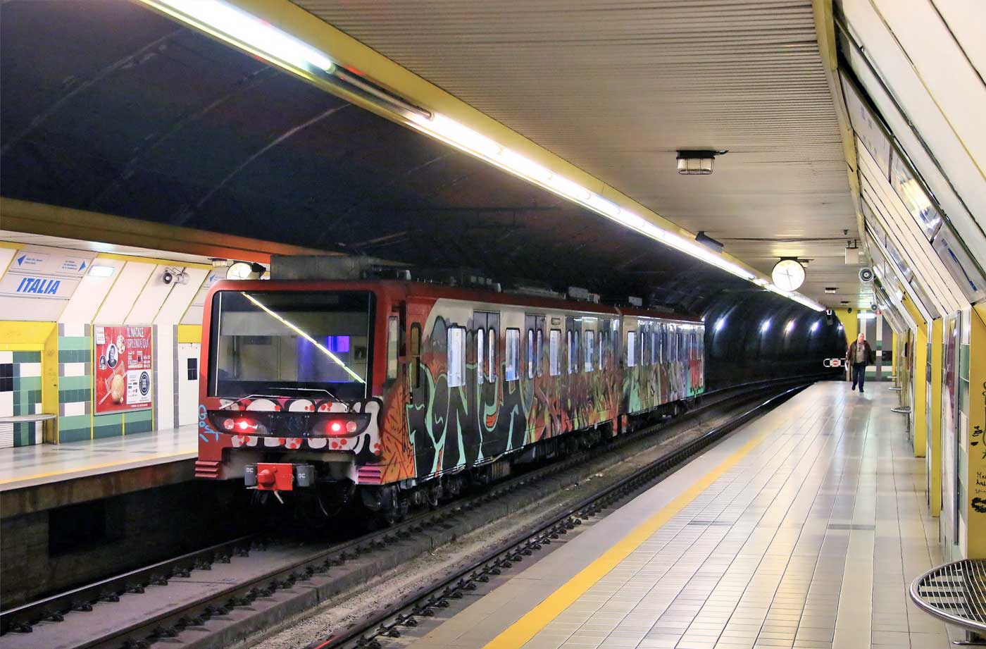 Catania Public Transport Metro and Station