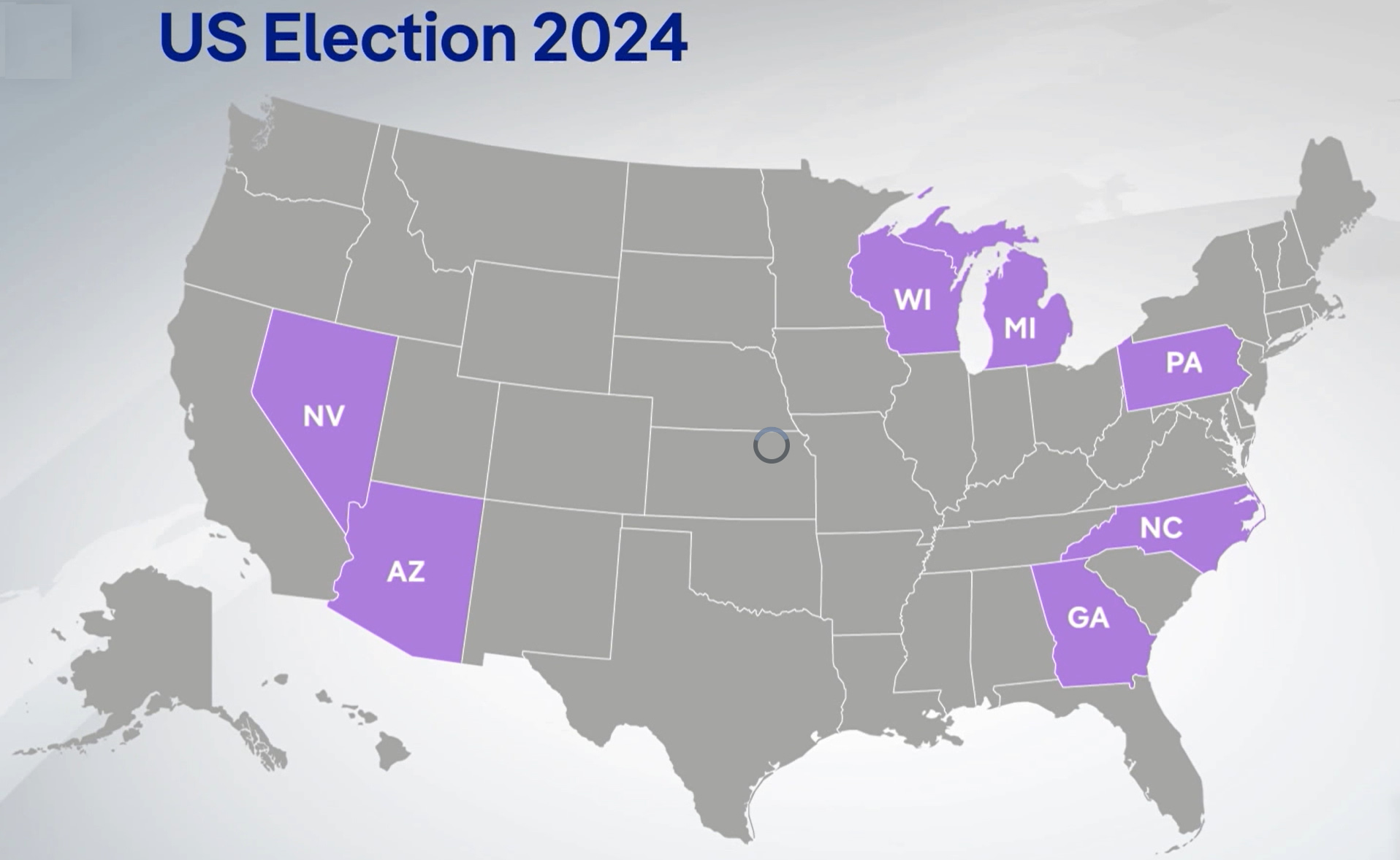 2024 US Presidential Election Swing States By Maps Guide Of The World Us Election 2024 Swing States
