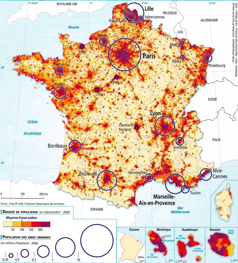 France population map