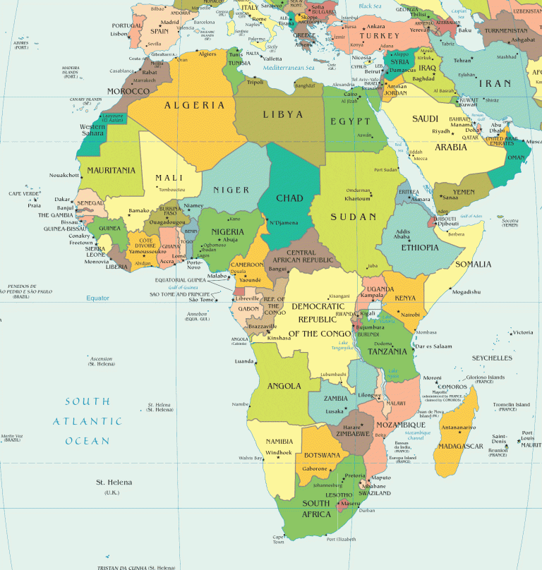 Africa maps