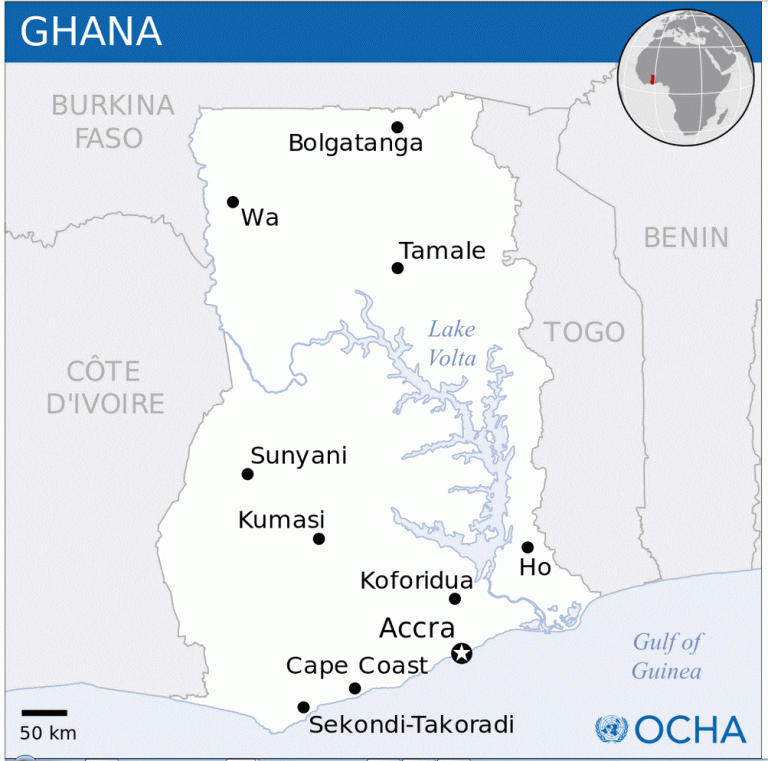 Ghana location map