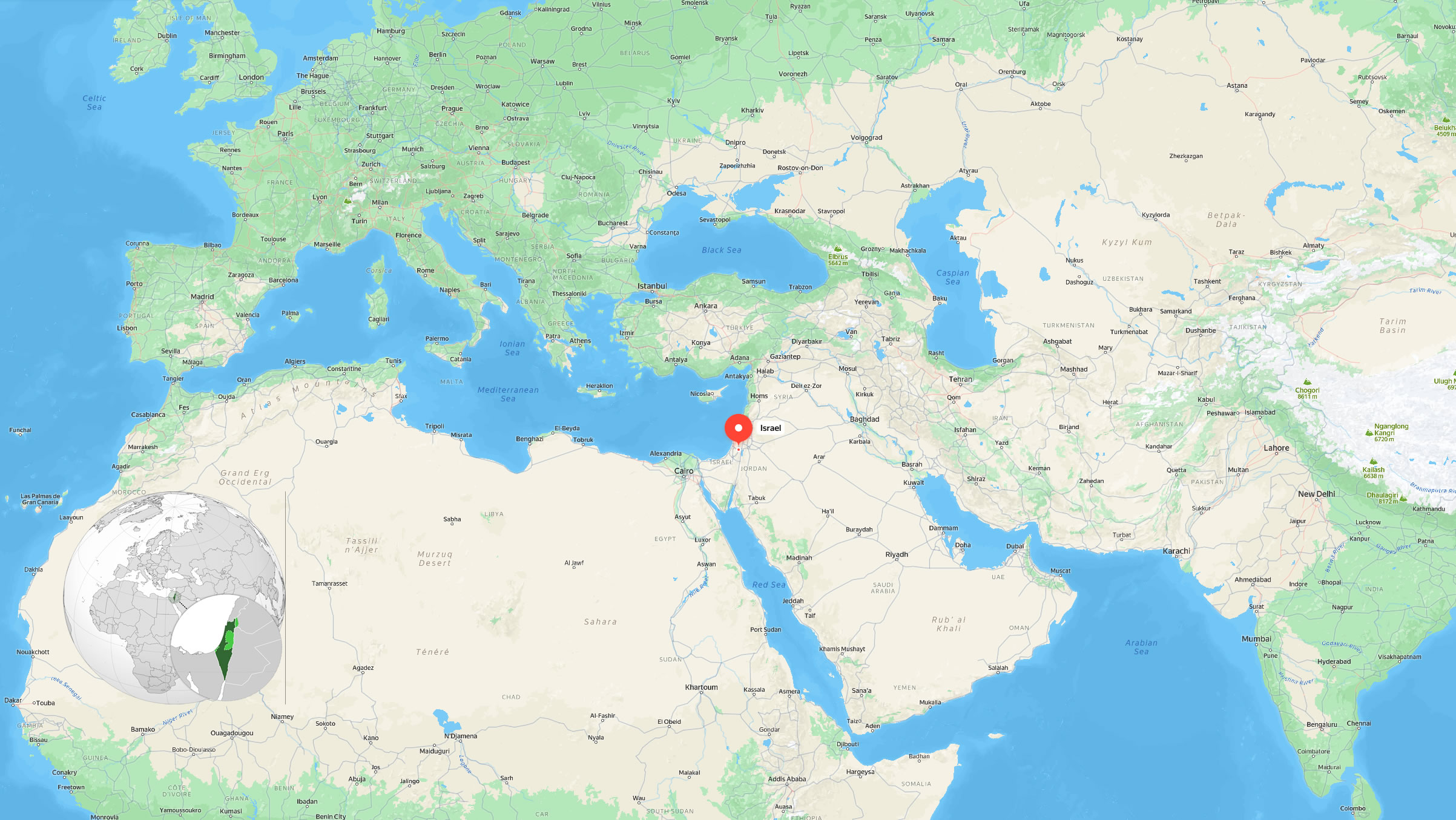 Where is Israel - Guide of the World