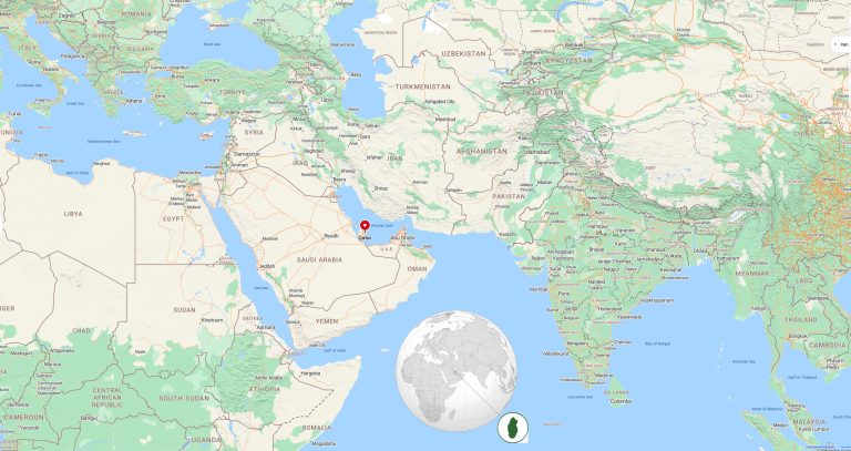 Where Is Qatar on map